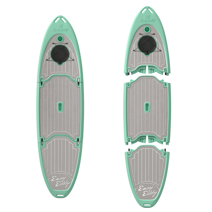 sea foam green paddle board