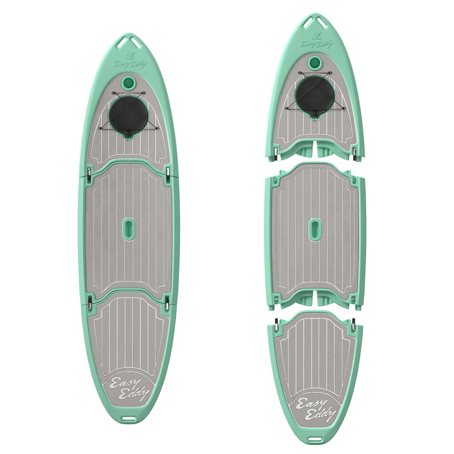 sea foam green paddle board